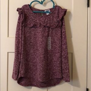 Old navy girls purple sweater